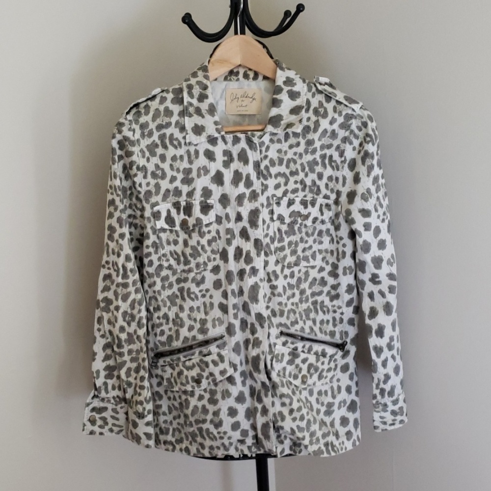 Lily Aldridge for Velvet Animal Leopard Jacket P